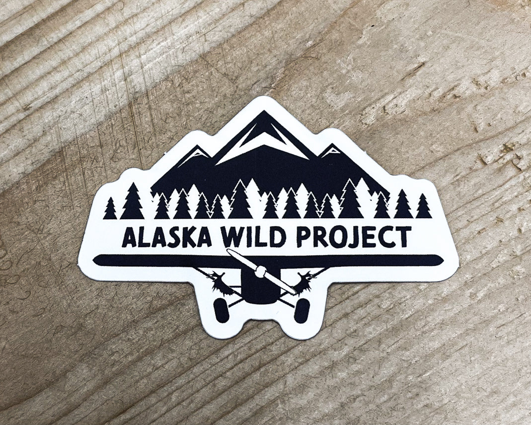 AWP Logo B&W Sticker