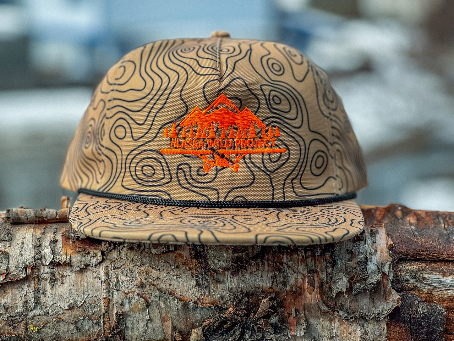 AWP Topo Embroidered Rope Hat (Tan)