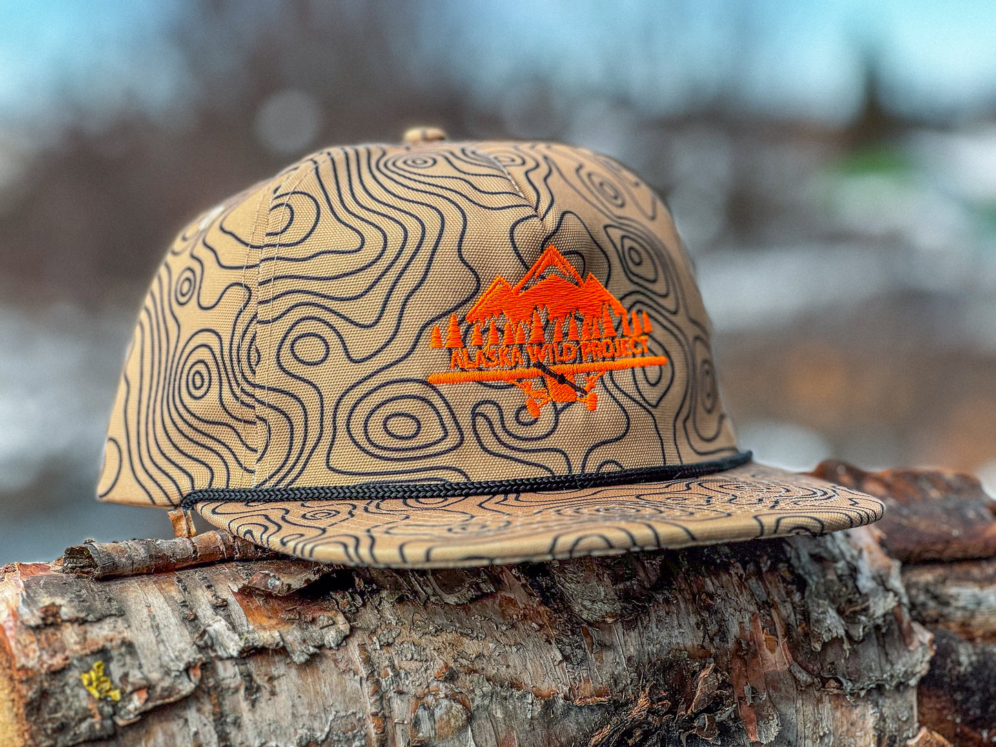 AWP Topo Embroidered Rope Hat (Tan)