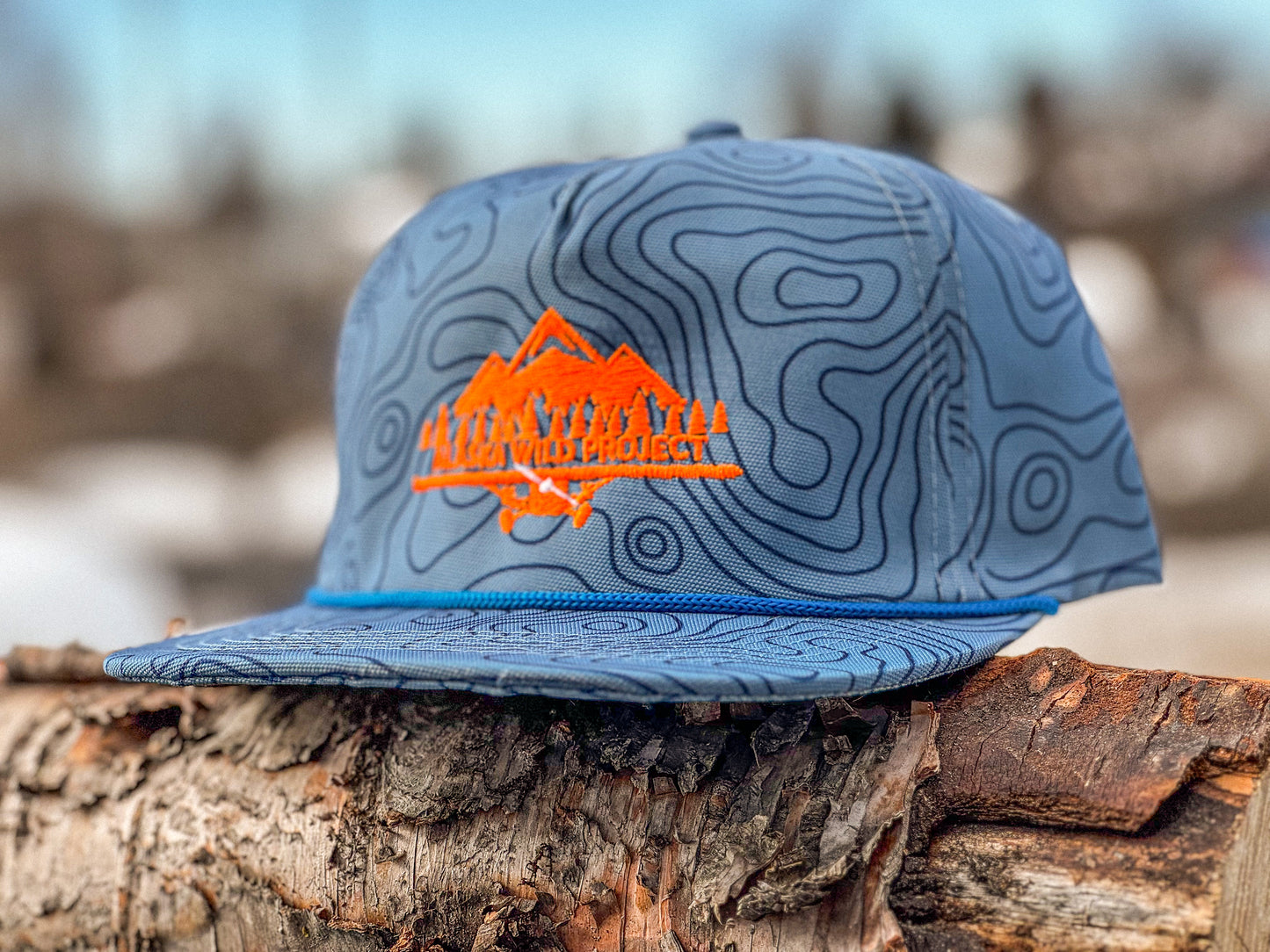 AWP Topo Embroidered Rope Hat (Blue)