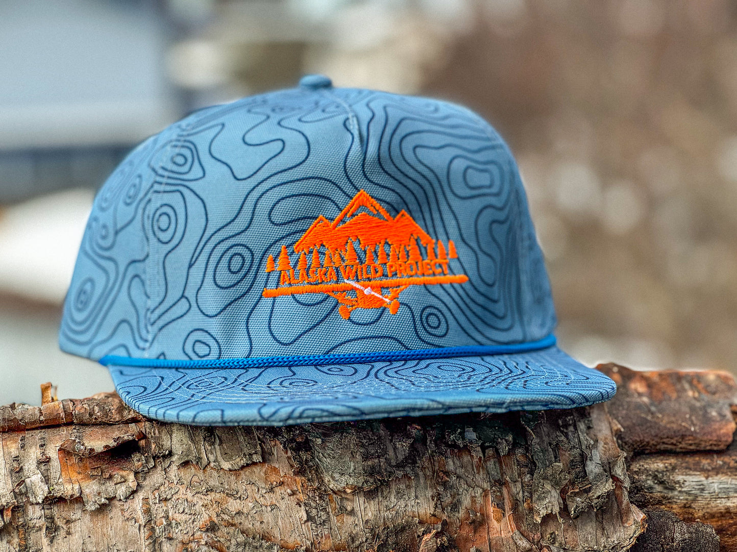 AWP Topo Embroidered Rope Hat (Blue)